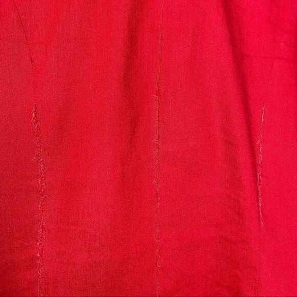 Leith Red Linen Blend Boyfriend Blazer - Picture 7 of 7